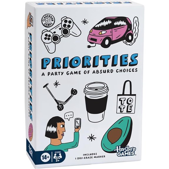 Hasbro Priorities Party Card Game for Adults & Teens