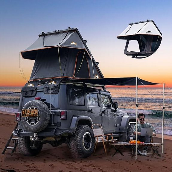 Adventurer Pro Rooftop Tent with Accessories