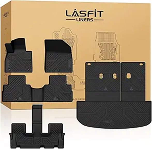 LASFIT All-Weather Floor & Cargo Mats for Hyundai Palisade