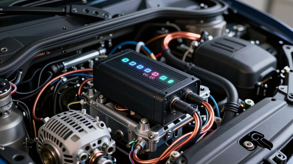 alternator support with dc dc