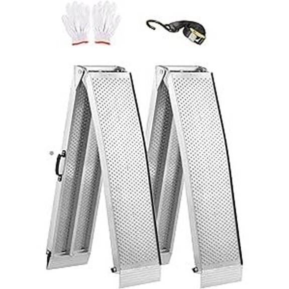 ATV Truck Ramps 7.5FT Aluminum Folding Load Ramp