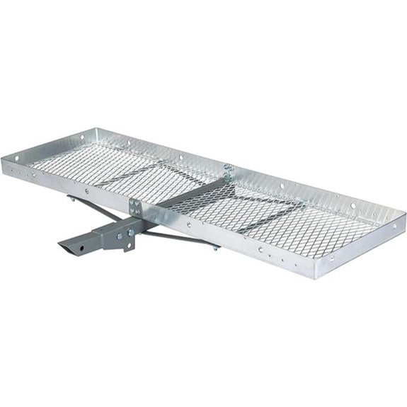 CURT Aluminum Hitch Cargo Carrier 500 lbs Capacity