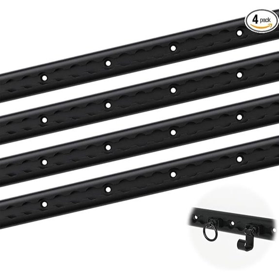 Lukar 48 Aluminum L Track Tie Down Rail (4 Pack)