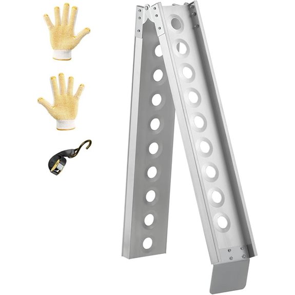 Gardhom Aluminum Motorcycle Loading Ramp 440 lbs Capacity