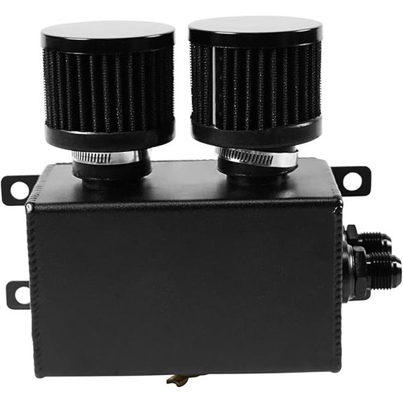 Universal Aluminum AN10 Oil Catch Can Kit