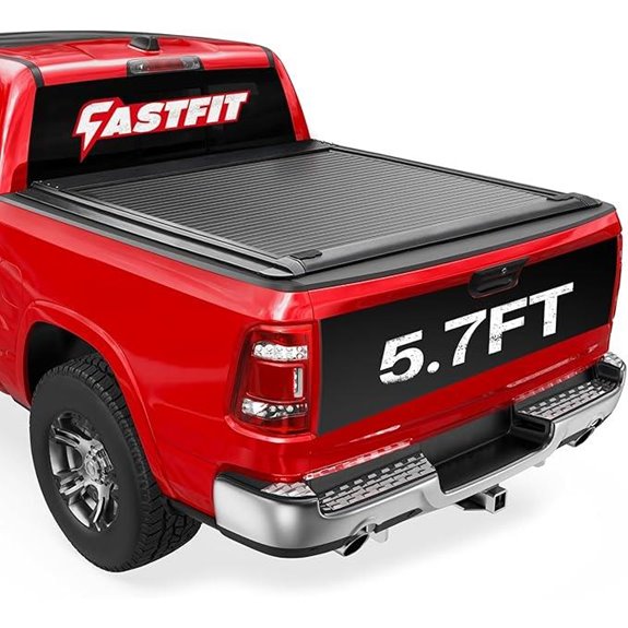 Aluminum Retractable Tonneau Cover for Ram 1500