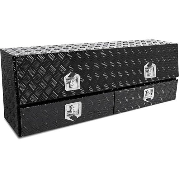 60 Aluminum Side Mount Tool Box with Drawers
