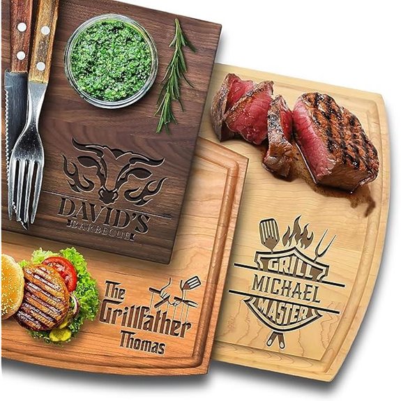 USA Made Custom Cutting Board for Men