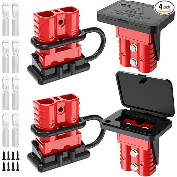 Anderson 120AMP Battery Quick Connect Kit (4 Pack)