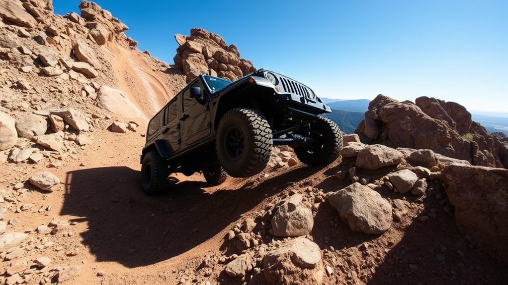 approach angle improves off road capability