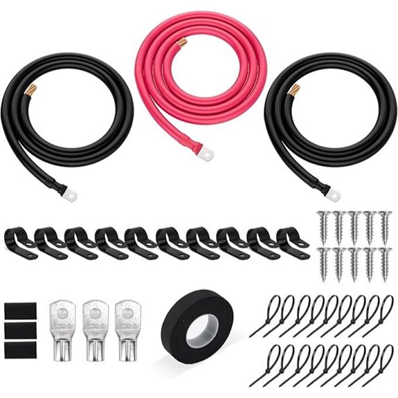 Big 3 Complete Automotive Wiring Kit with Copper Cables