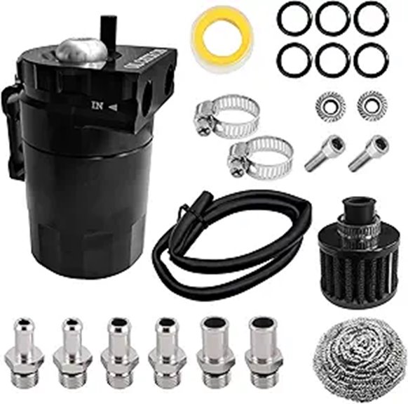 Oil Catch Can Kit for Car and Truck Engines