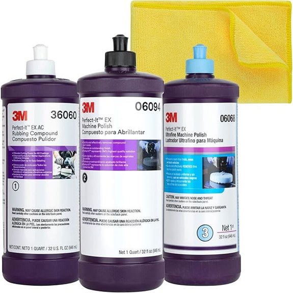 3M Buffing & Polishing Kit with Microfiber Cloth