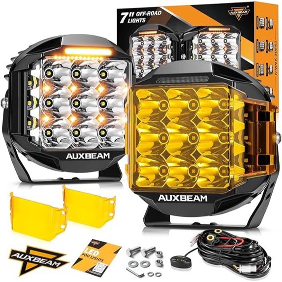 auxbeam 7 inch led pod