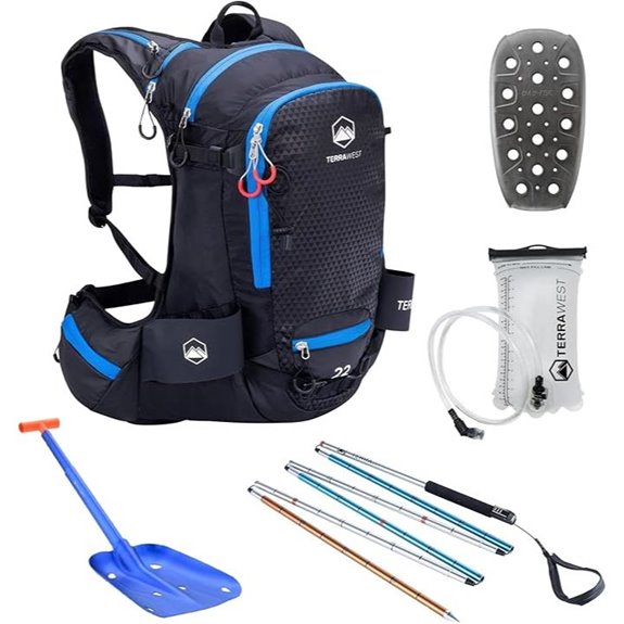 Core Avalanche Ski Backpack with Safety Gear
