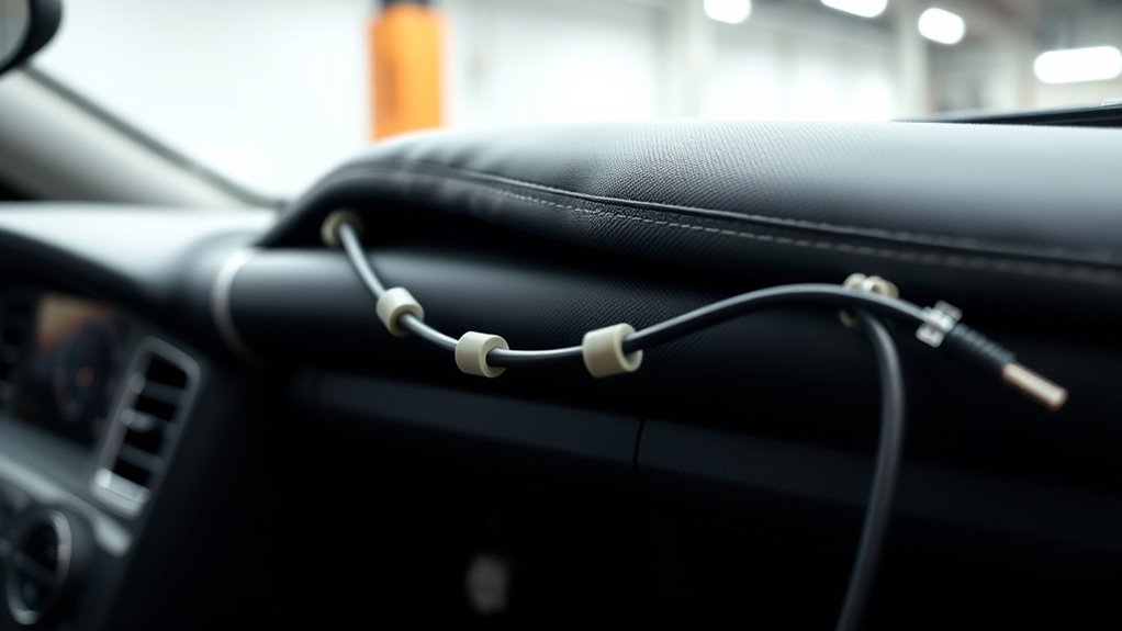 avoid airbag cable damage