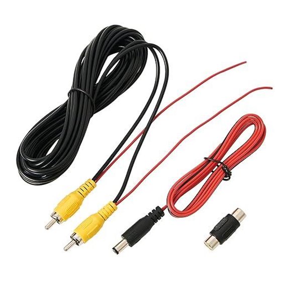 QDiShi RCA Backup Camera Video Extension Cable