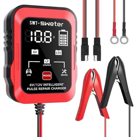 Smart Battery Charger with Overcharge Protection