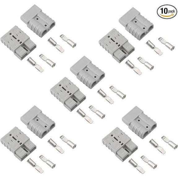 10 Pcs 6-8 Gauge 50A Battery Quick Connect Kit