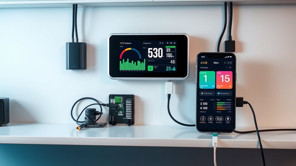 battery monitor features and connectivity