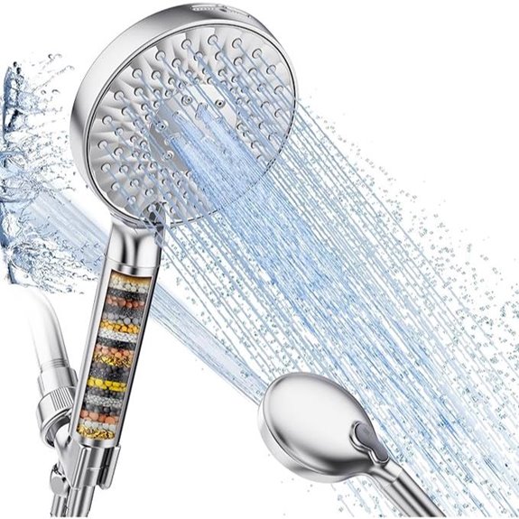 SR SUN RISE Filtered Handheld Shower Head with Beads