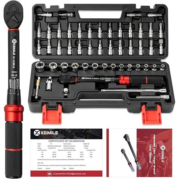 51Pcs Bike Torque Wrench Set with Adjustable Torque