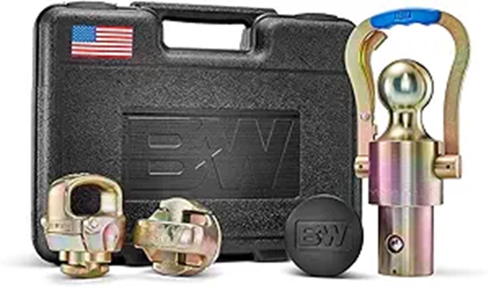 B&W Gooseneck Ball & Safety Chain Kit for Ram