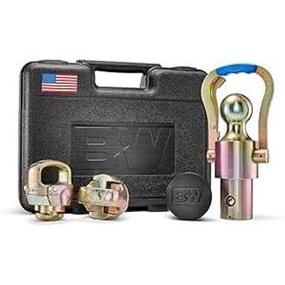 B&W OEM Gooseneck Ball & Safety Chain Kit