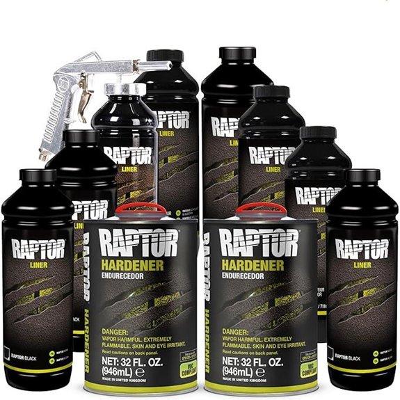 Raptor Black Urethane Spray-On Truck Bed Liner Kit