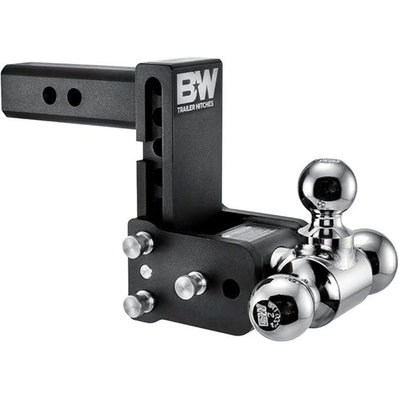 B&W Adjustable Trailer Hitch Ball Mount (TS10048B)