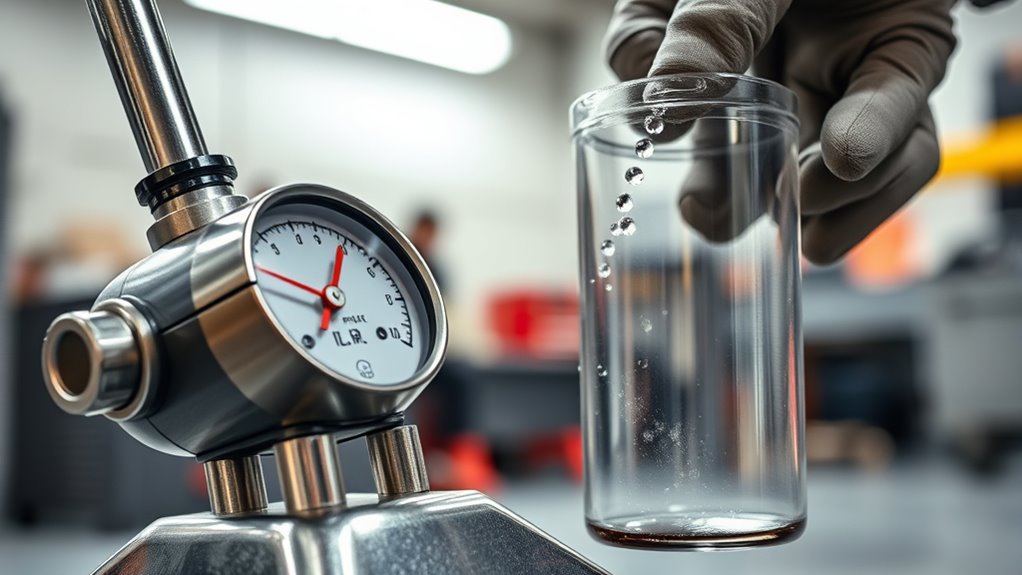 bleeding removes trapped air