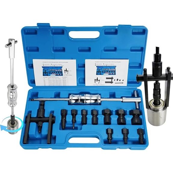 Blind Hole Bearing Puller Set with Slide Hammer