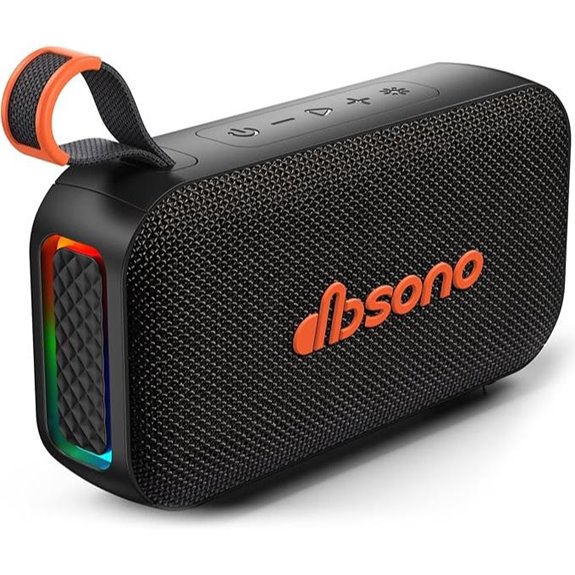 Wireless Bluetooth Speaker with Lightshow and Long Battery