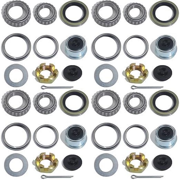Boat Trailer Axle Bearing Kit (4 Sets 3500 LB)