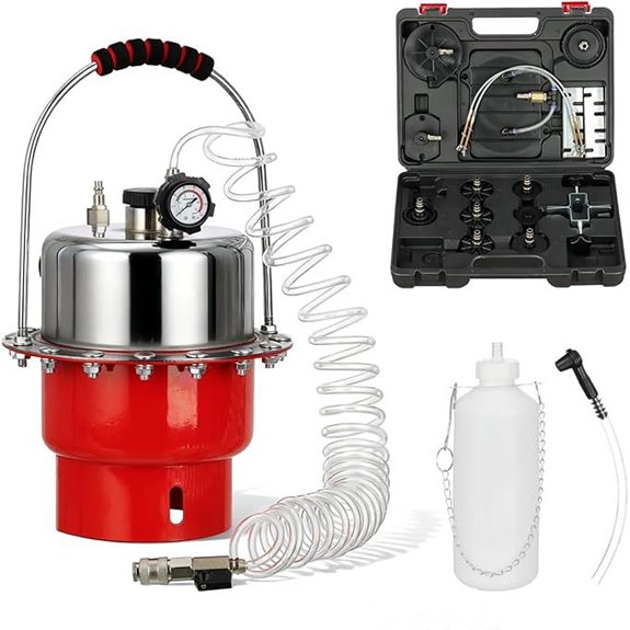 WNZ 5.3Qt Brake Bleeder Kit with Waste Oil Jug