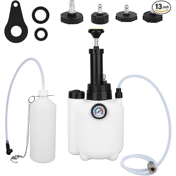 11pcs Brake Bleeder Kit with Vacuum Pump