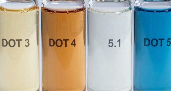 brake fluid type differences