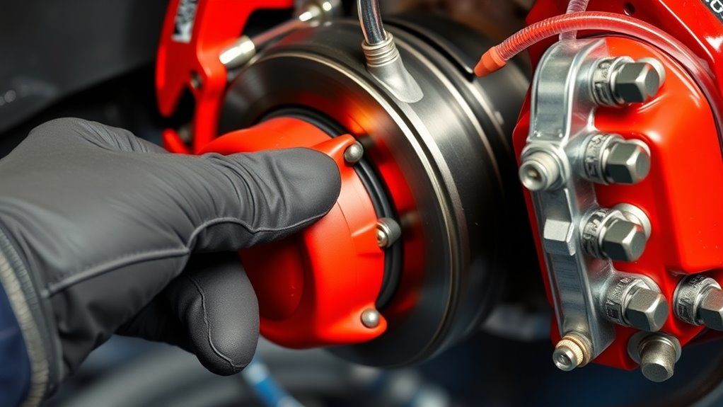 brake pedal and leak check