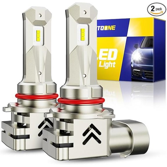 AUTOONE 9005/HB3 LED Bulbs 600% Bright Pack of 2
