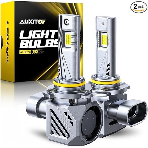AUXITO HB3 9005 LED Bulbs 2 Pack Bright Quick Install