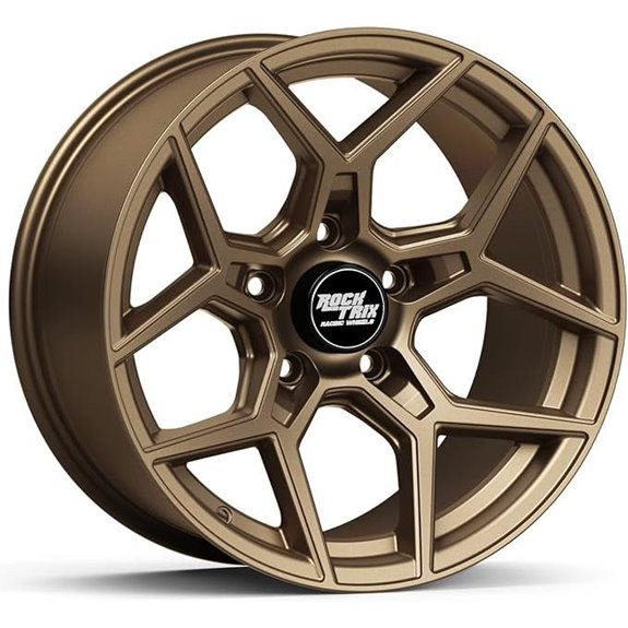 RockTrix RT105 18-inch Bronze Jeep Wheels