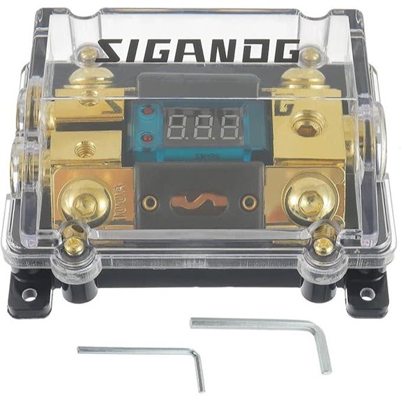 Car Audio Voltage Display & Fuse Distribution Block