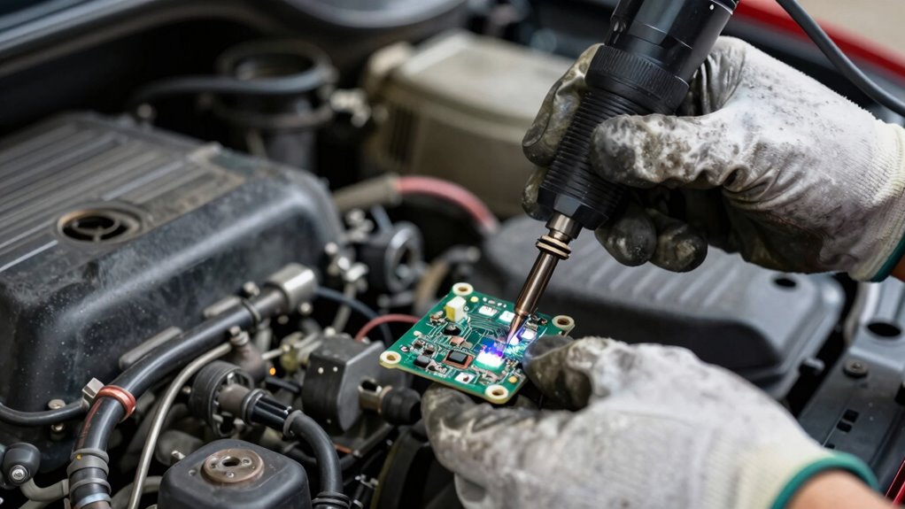 car soldering repair failure