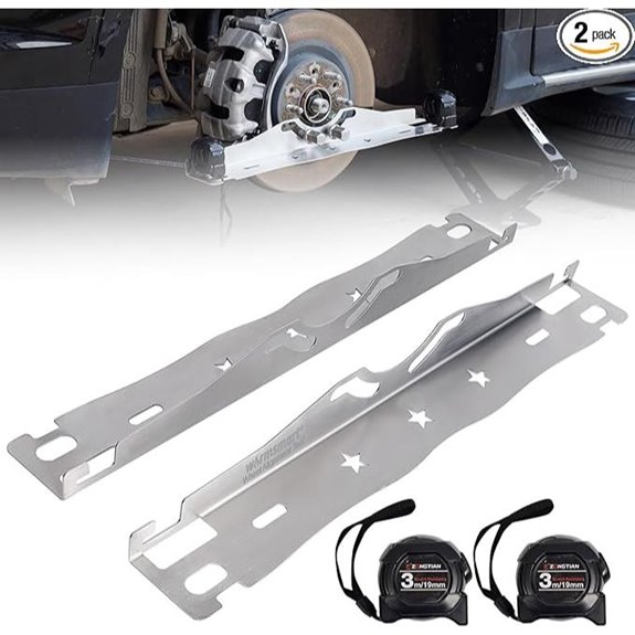 Wheel Alignment Tool with Tape Measures for Cars