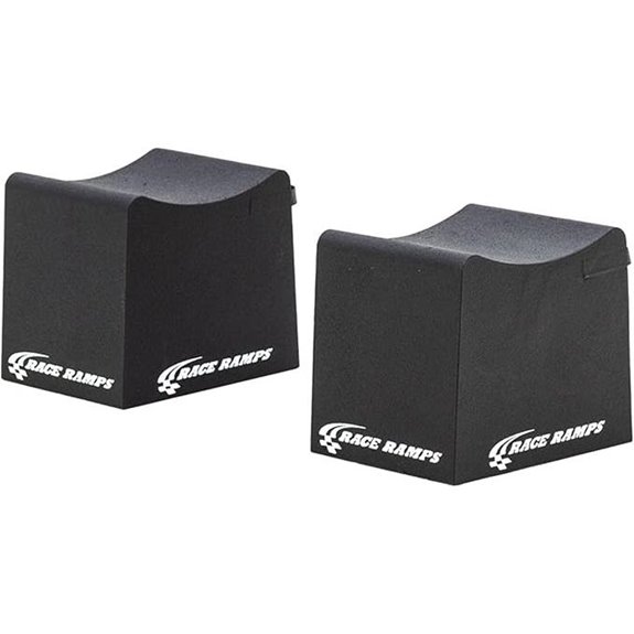 Race Ramps 2-Pack Car Wheel Cribs for Garage Use
