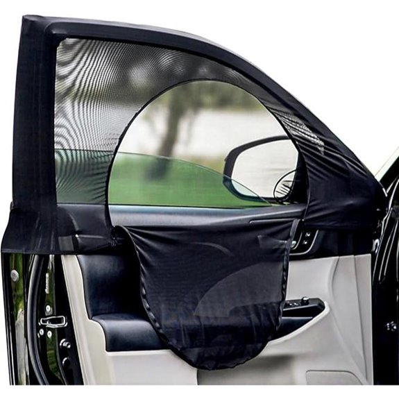 Car Front Window Screens for Privacy and Ventilation