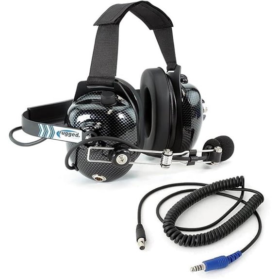 Rugged Radios Carbon Fiber Headset & Intercom Adapter