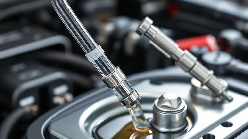 careful controlled fluid transfer