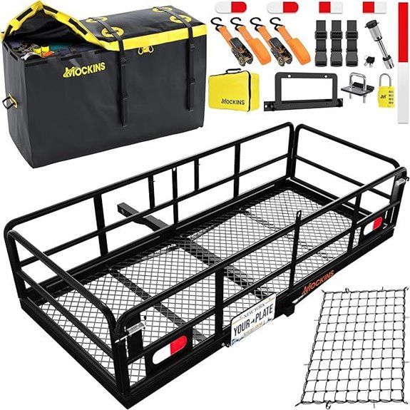 Mockins 60x24x14 Cargo Hitch Carrier with Bag
