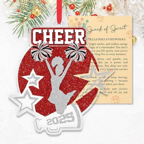 Cheerleader Ornaments 2025 Christmas Tree Decorations